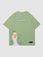 T-Shirt mit Formel-Enten-Grafik